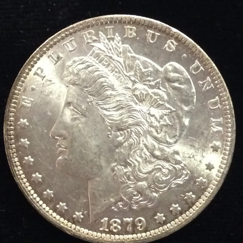 1879-O Morgan Silver Dollar in Choice BU MS63