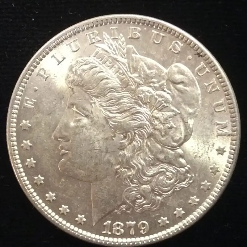 1879 Morgan Silver Dollar in Choice BU MS62