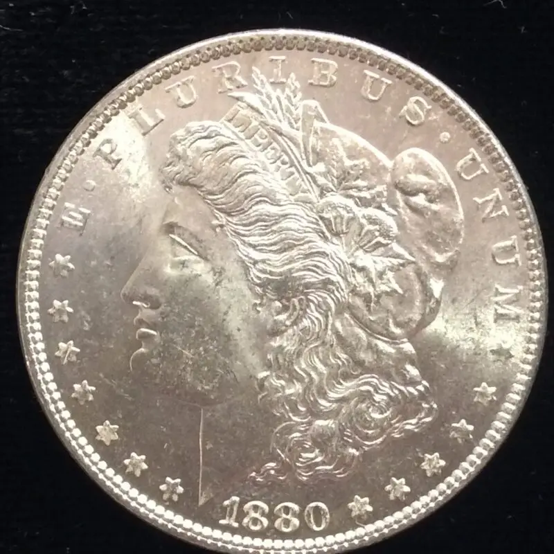 1880 Morgan Silver Dollar in MS64