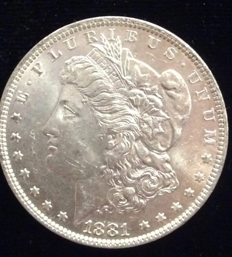 1881-O Morgan Silver Dollar in MS64 Select BU