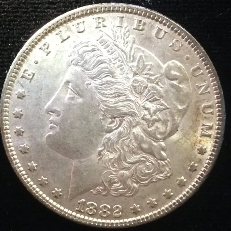 1882 Morgan Silver Dollar in Choice AU 55+