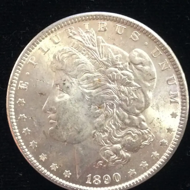1890 Morgan Silver Dollar in MS63 Choice BU