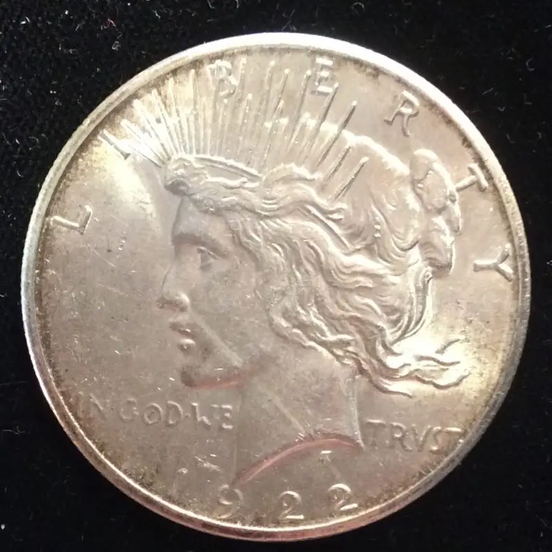 1922-S Peace Silver Dollar in MS63 Choice BU