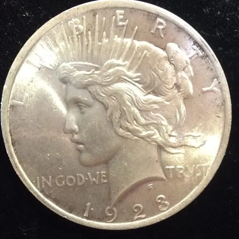 1923 Peace Silver Dollar in MS63 Choice BU