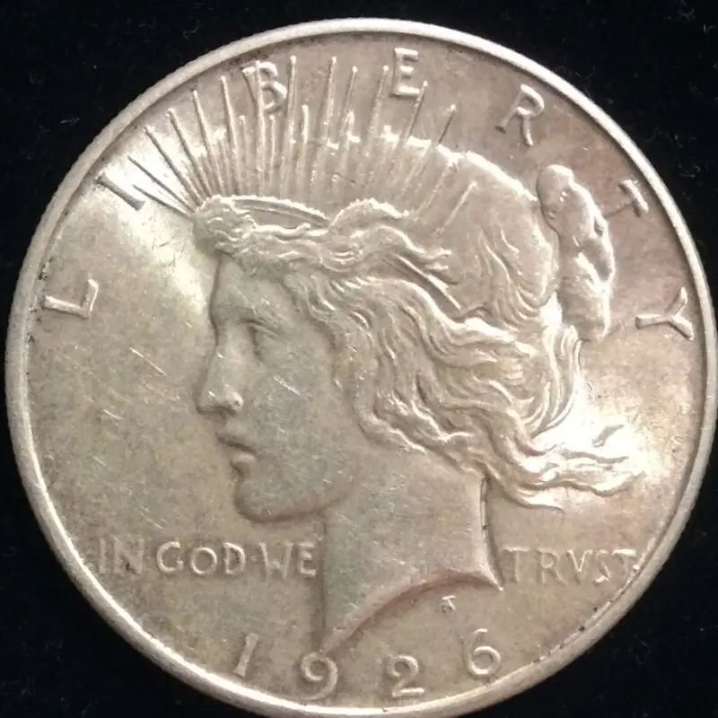 1926-S Peace Silver Dollar in MS61 BU Condition