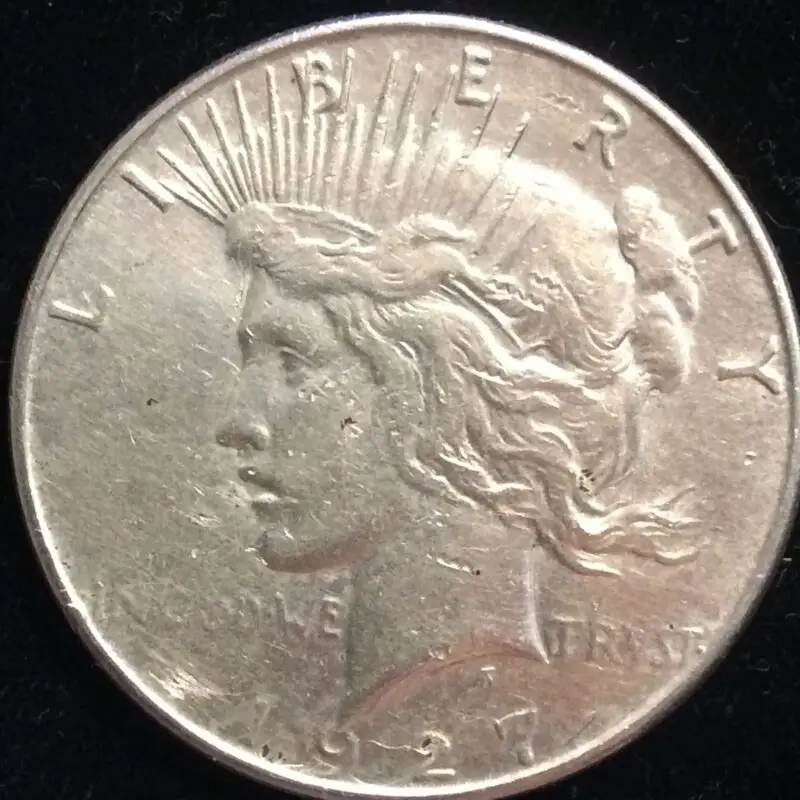 1927-S Peace Silver Dollar in XF45 Condition
