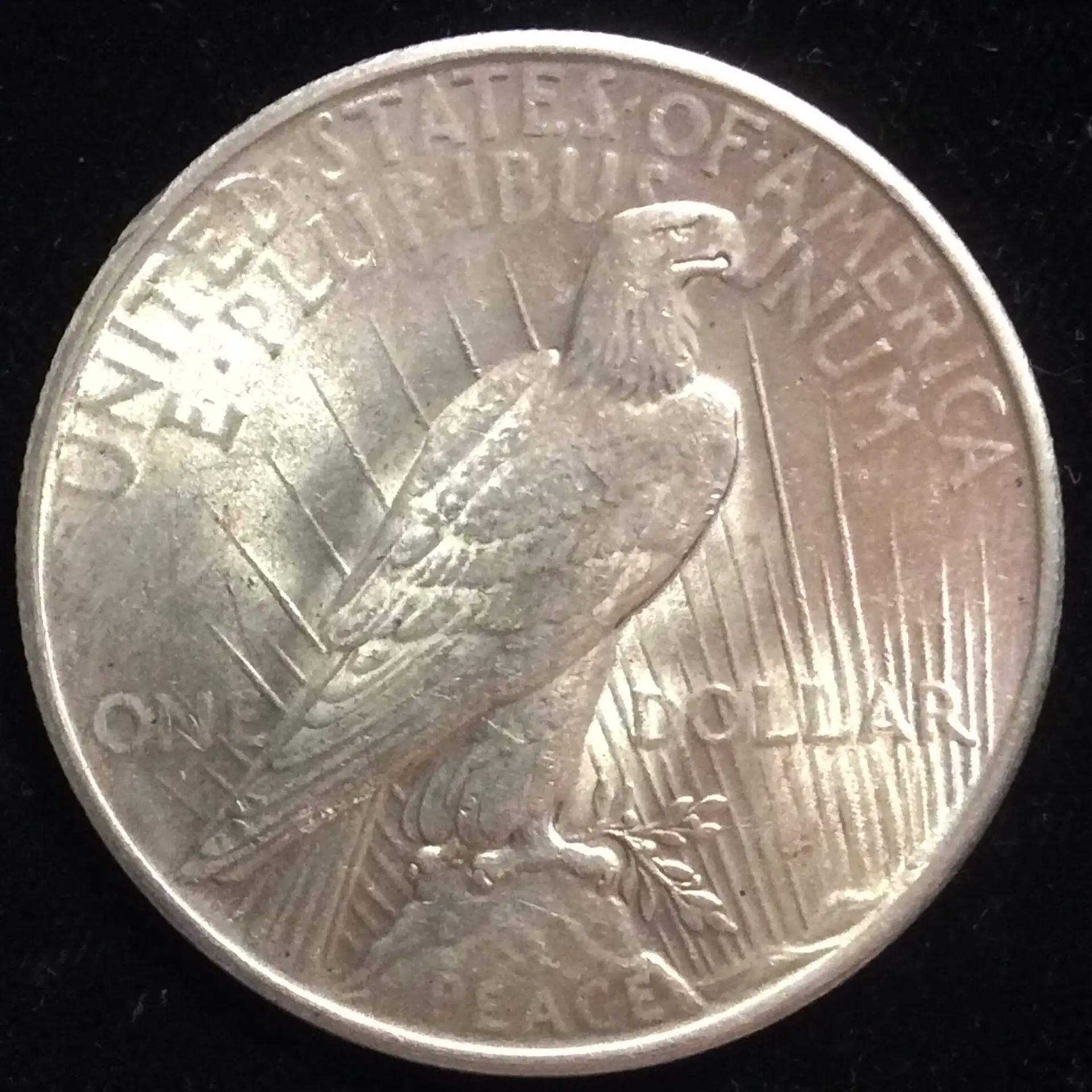 1935 Peace Silver Dollar in MS63+ BU Condition - Image 2