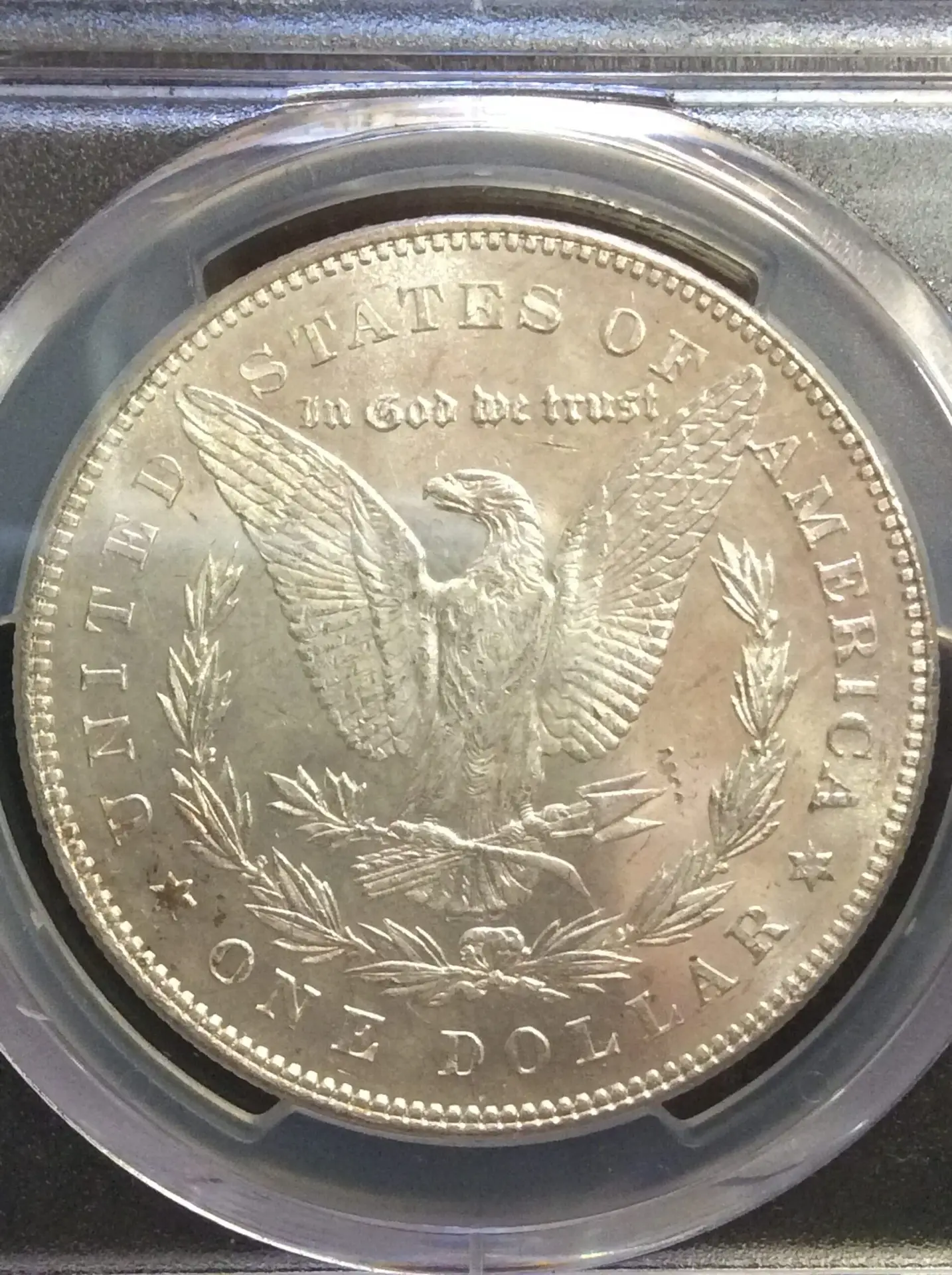 1878 7/8TF Morgan Silver Dollar in PCGS MS63 Strong - Image 4