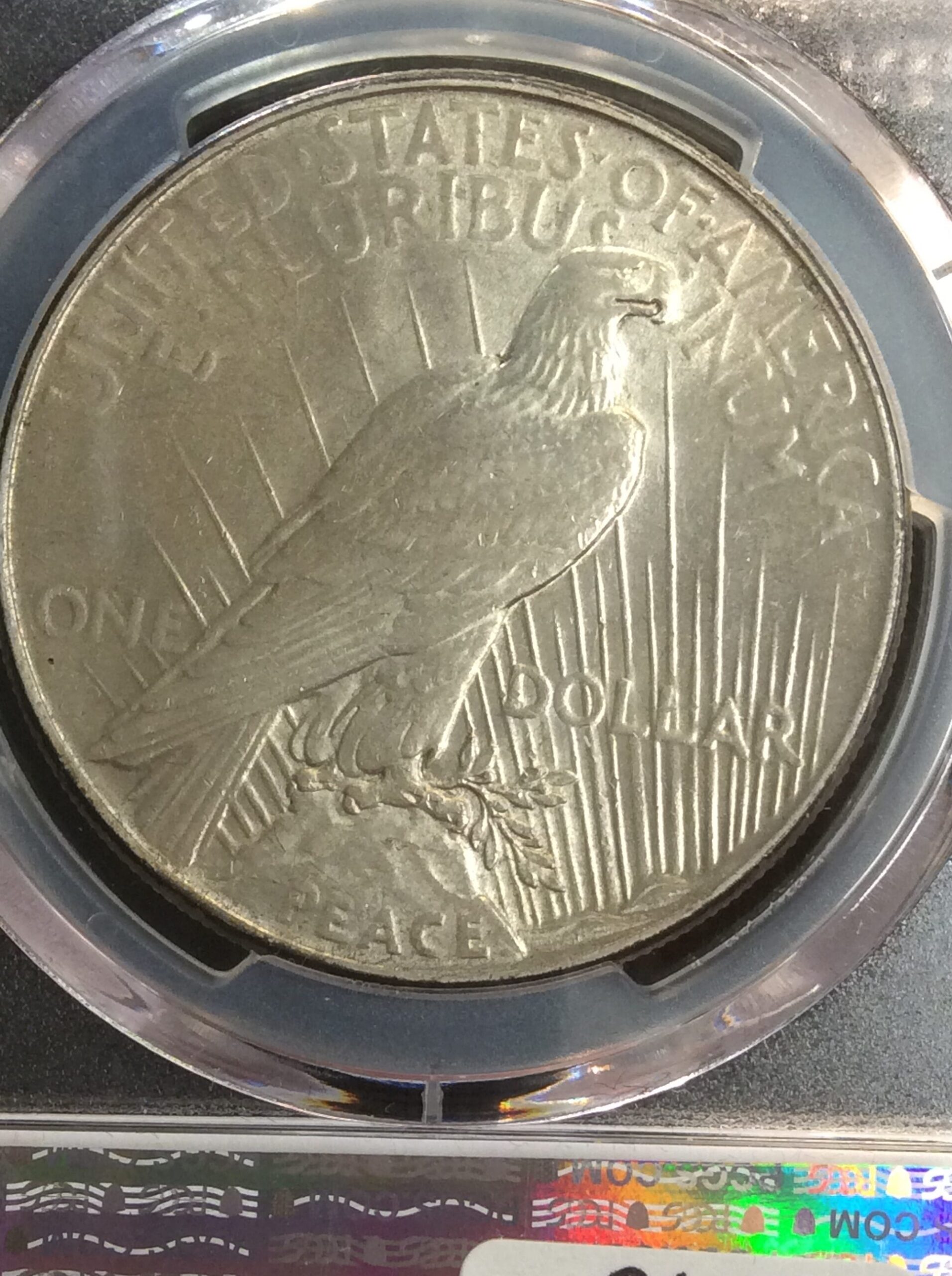 1934 Peace Dollar in a PCGS AU 58 Holder - Image 4