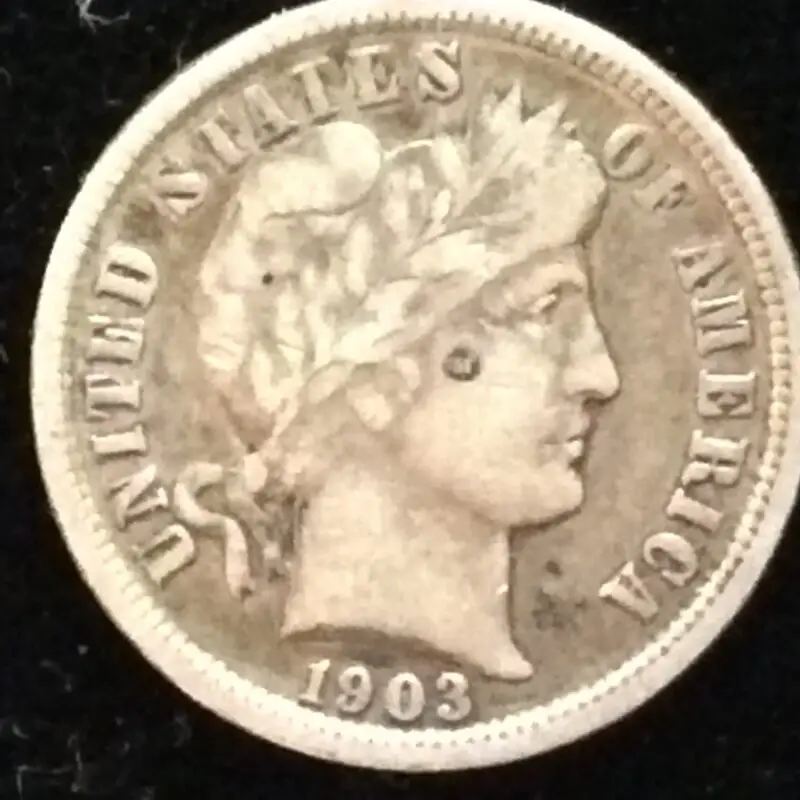 1903 Barber Dime in Choice Very Fine Condition