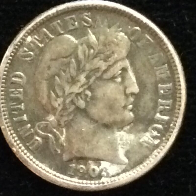 1903-O Barber Dime in Very Fine/Extra Fine Condition