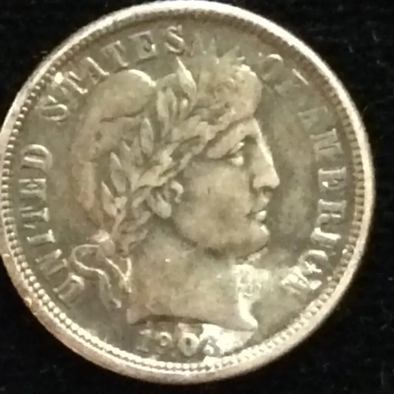 1903-O Barber Dime in Very Fine/Extra Fine Condition
