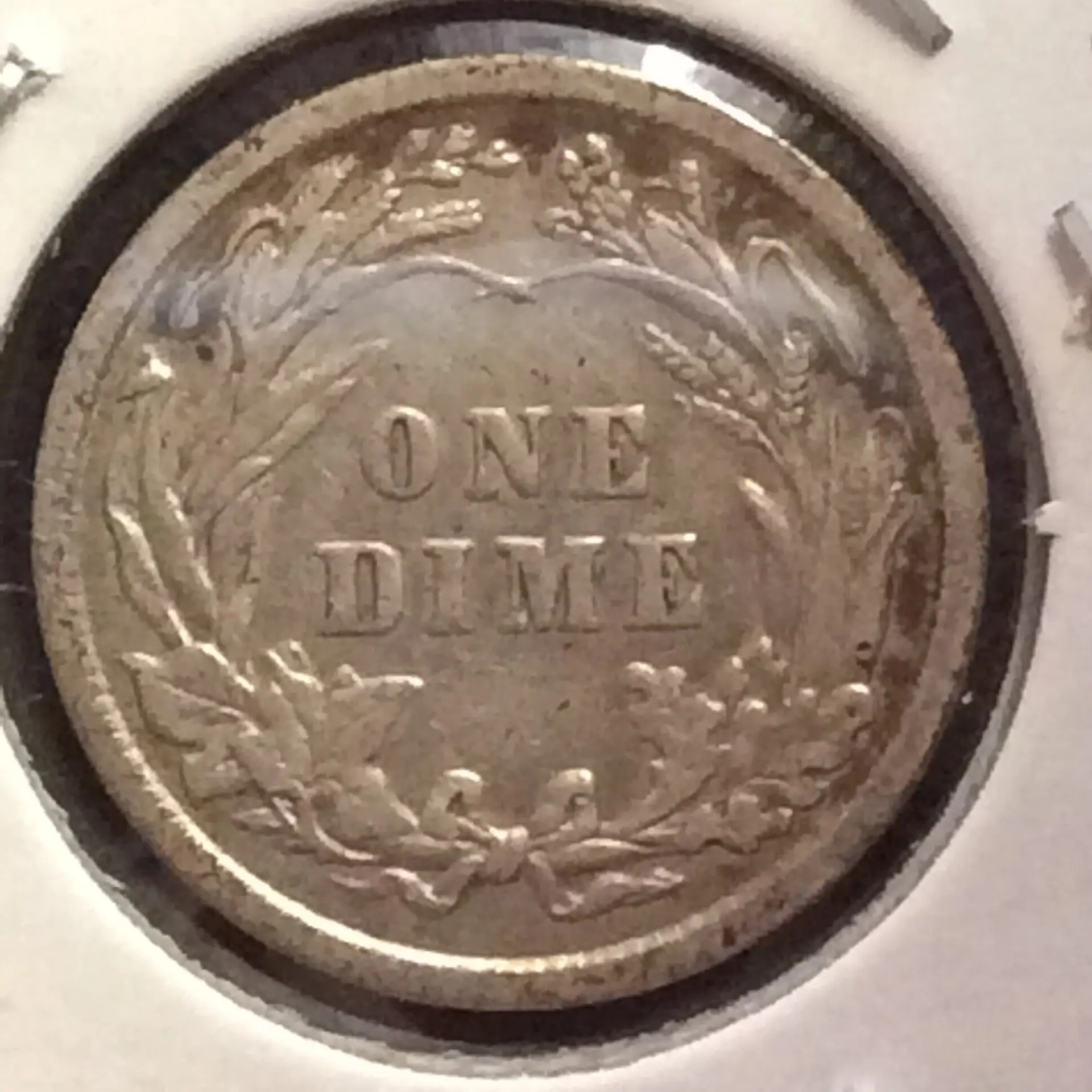 1908 Barber Dime in nice Extra Fine Condition - Image 2