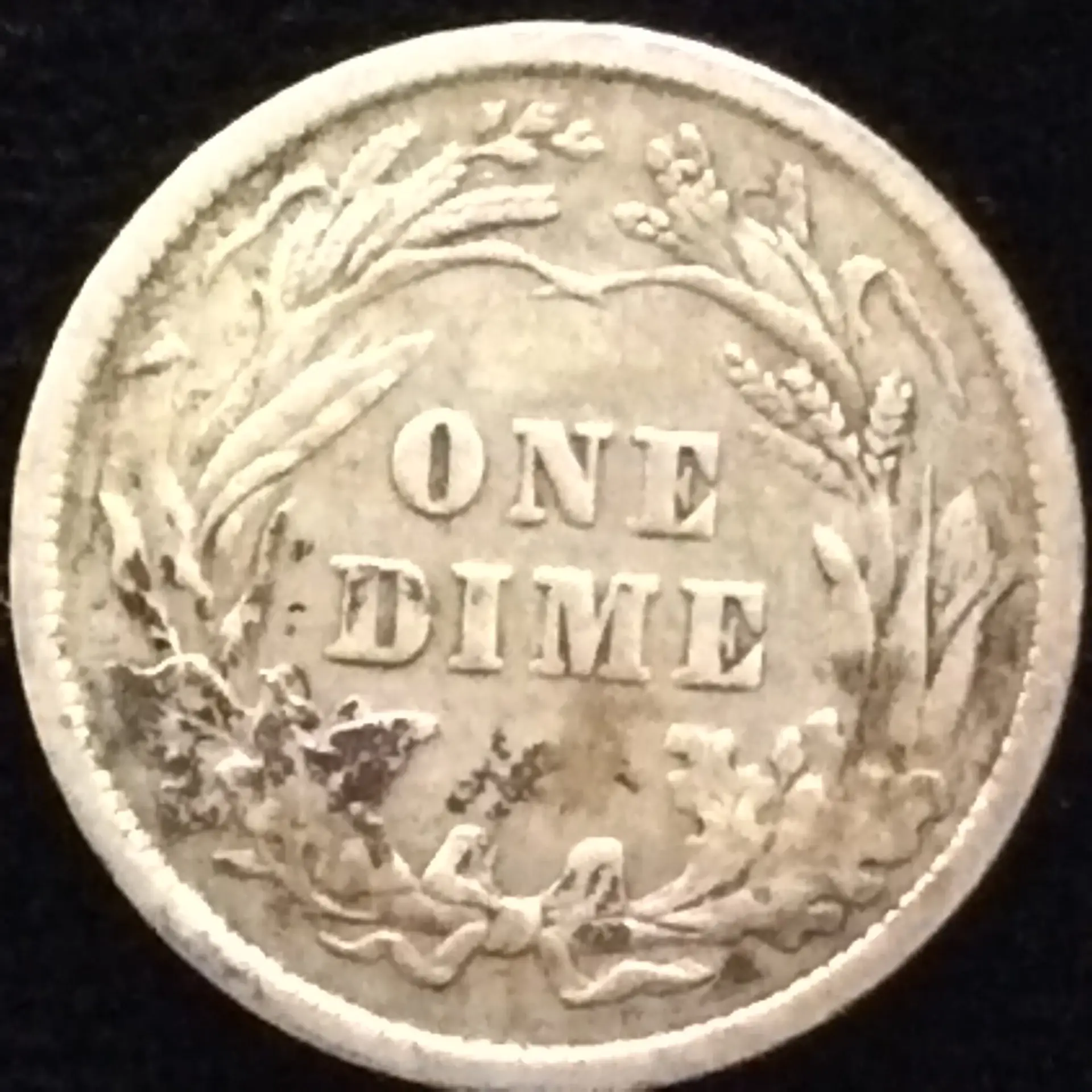1907 Barber Dime in Very Fine ++ Condition - Image 2