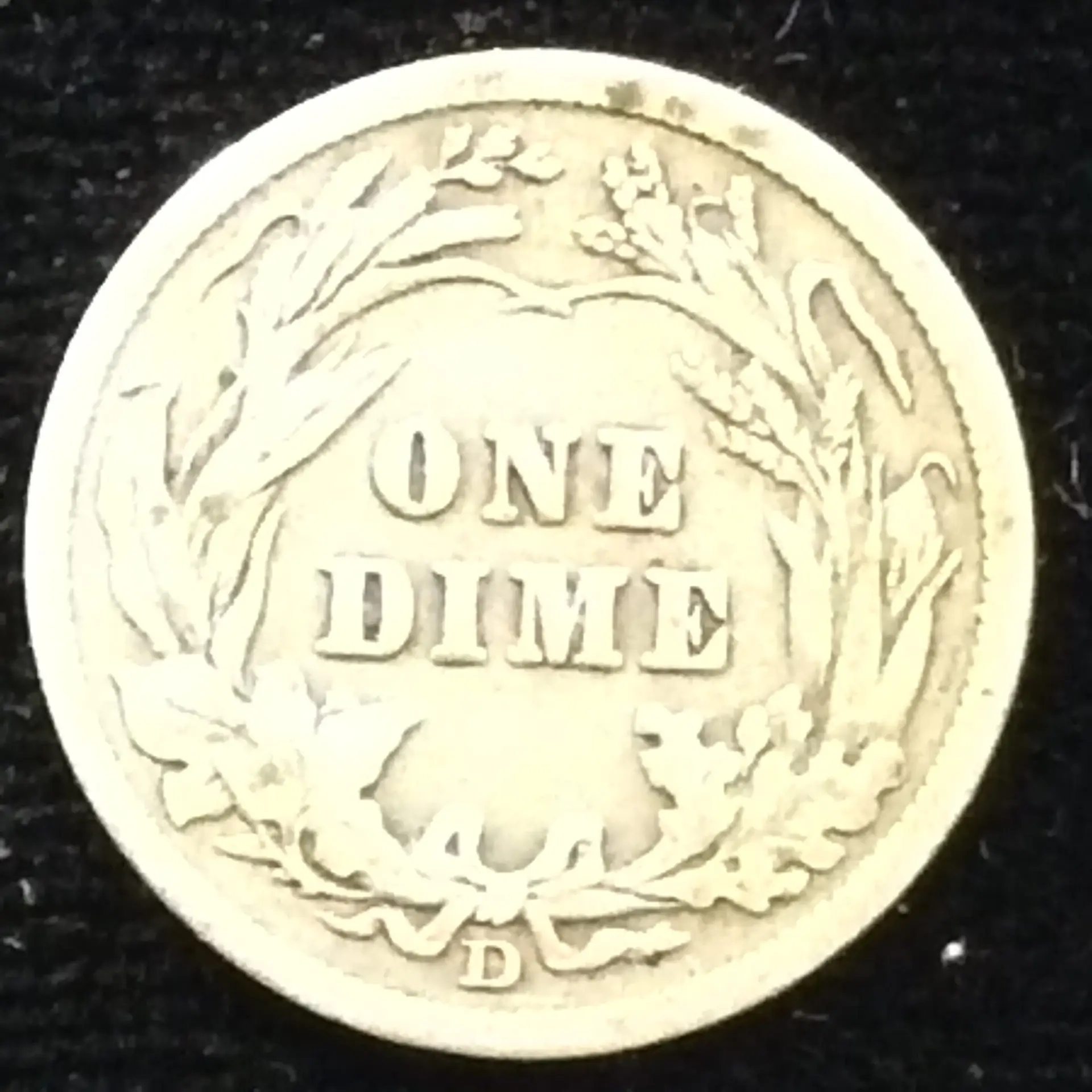 1910-D Barber Dime in Very Fine Condition - Image 2