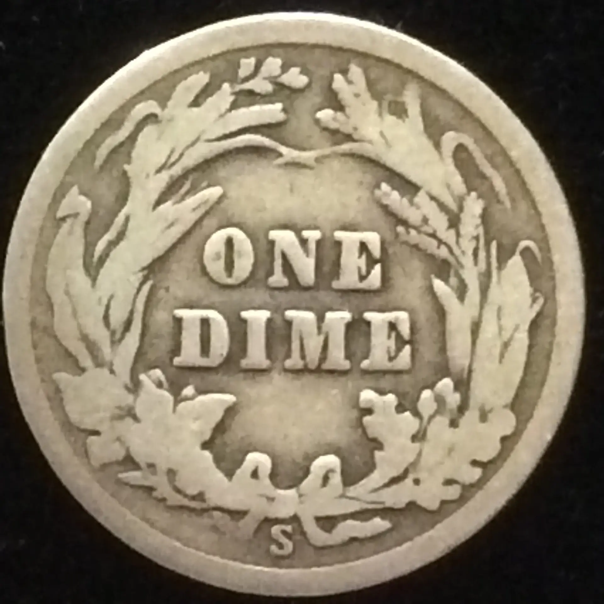 1913-S Barber Dime in Good+ Condition - Key Date! - Image 2