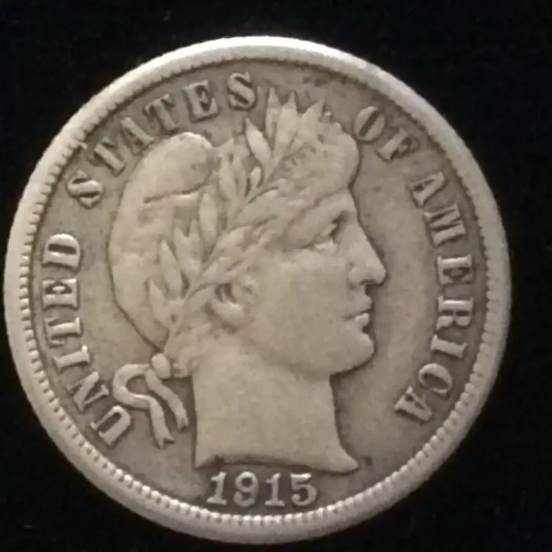 1915 Barber Dime in Choice Very Fine Condition