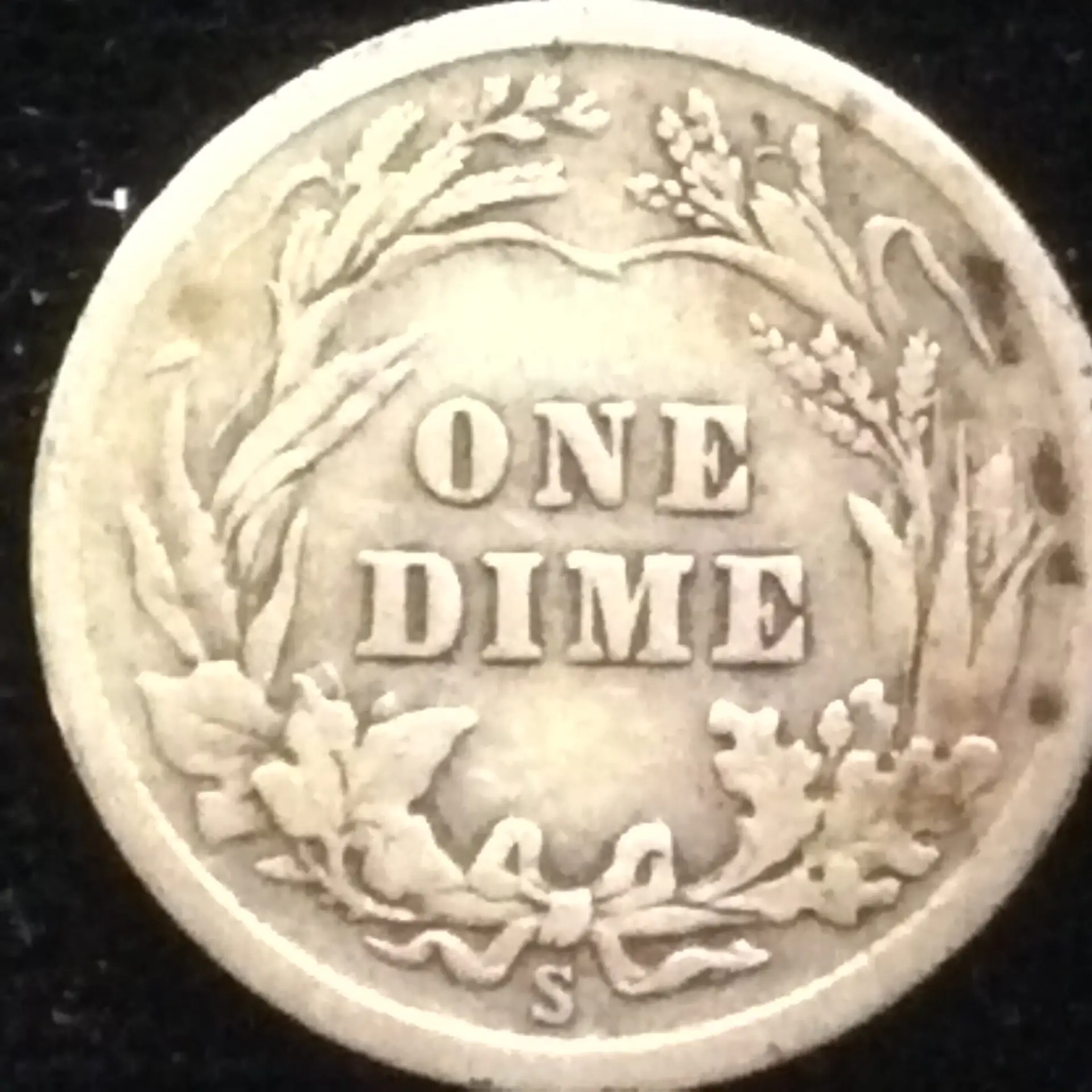 1915-S Semi-Key Date Barber Dime in Very Fine Condition - Image 2