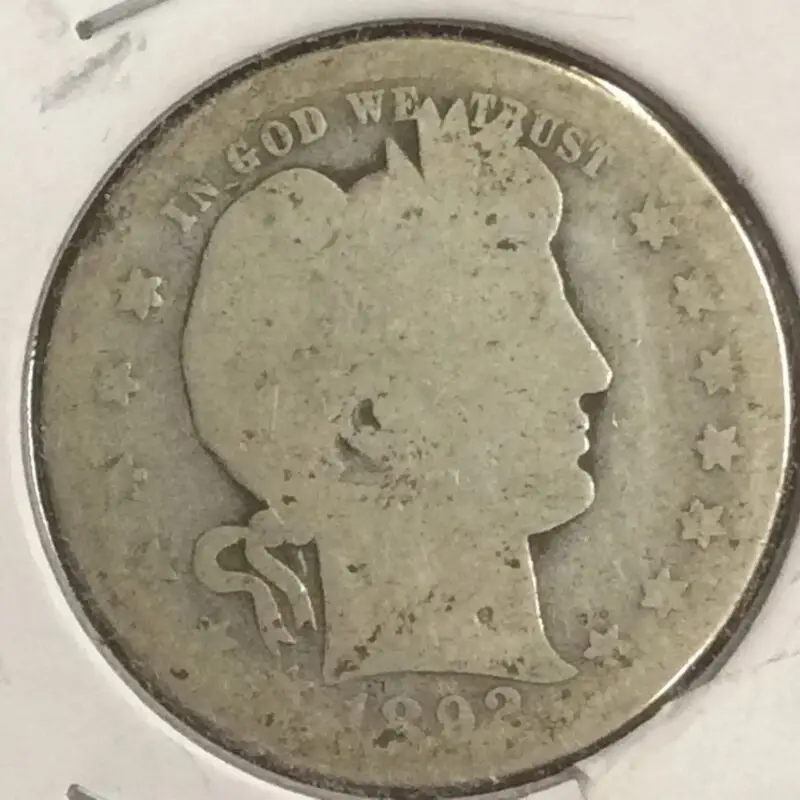 1892-O Barber Quarter in Almost Good Condition