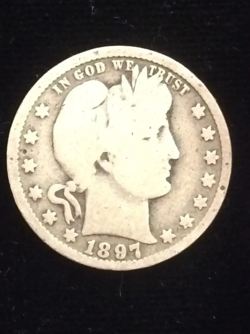 1897 Barber Quarter in Good Condition