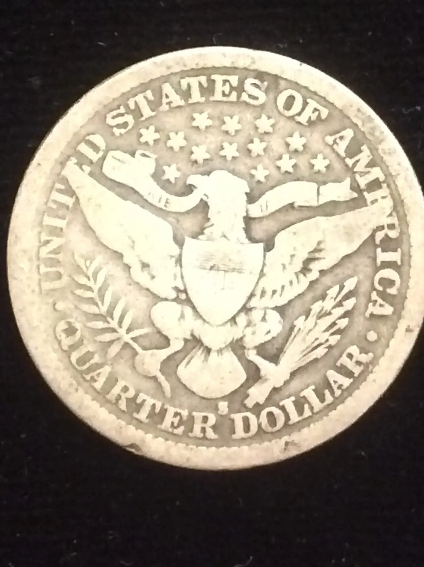 1898-S Barber Quarter in Good Condition - Image 2
