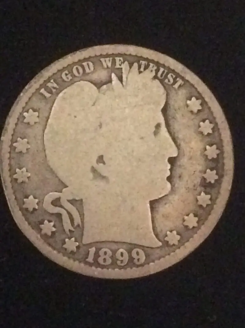 1899 Barber Quarter in Good Condition