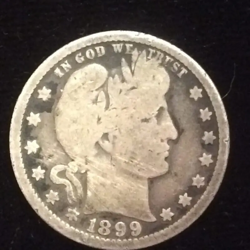 1899-O Barber Quarter in Good ++ Condition