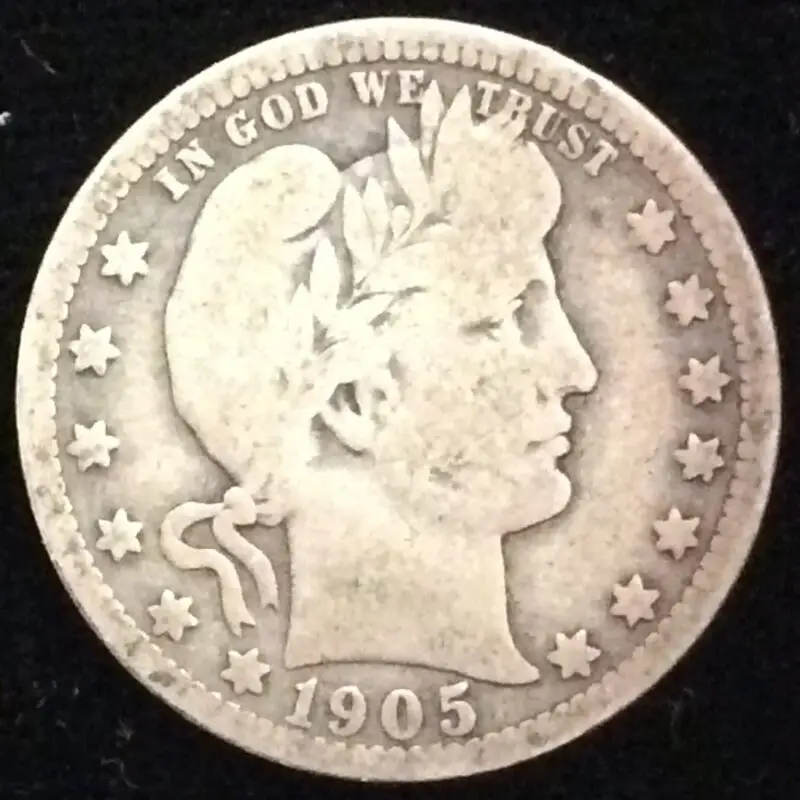 1905-O Barber Quarter in Good ++ Condition