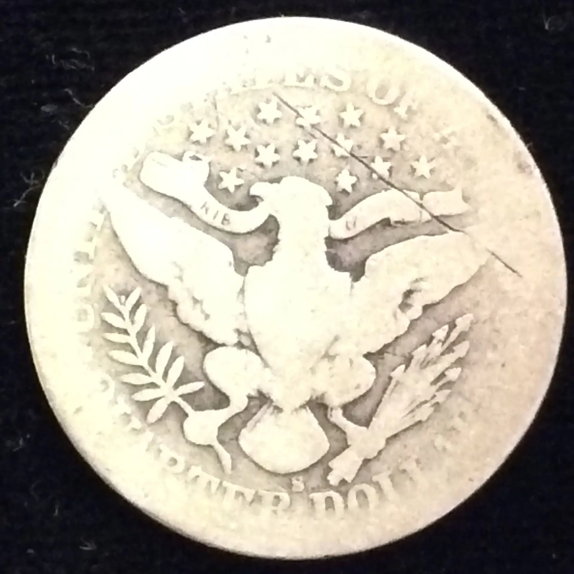 1905-S Barber Quarter in Almost Good Condition - Image 2