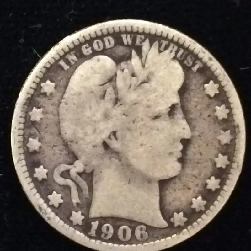 1906-O Barber Quarter in Good ++ Condition