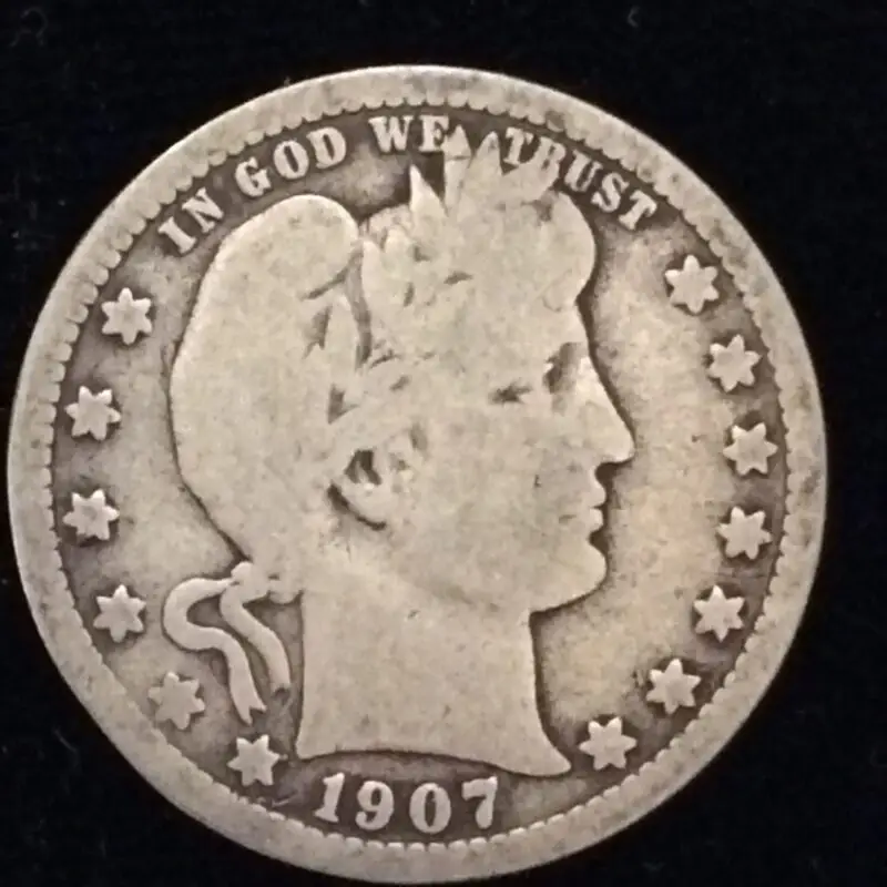1907-D Barber Half in Good ++ Condition