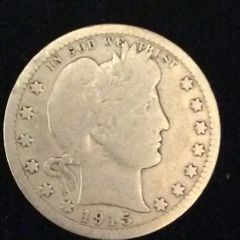 1915 Barber Quarter in Very Good Condition