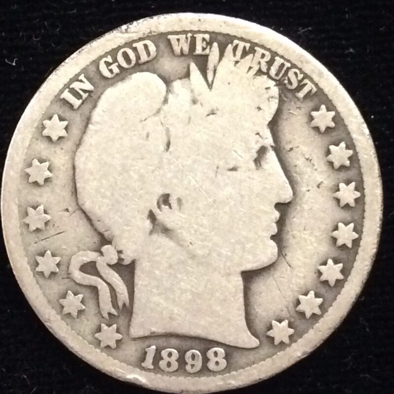1898-O Barber Half Dollar in Good Condition