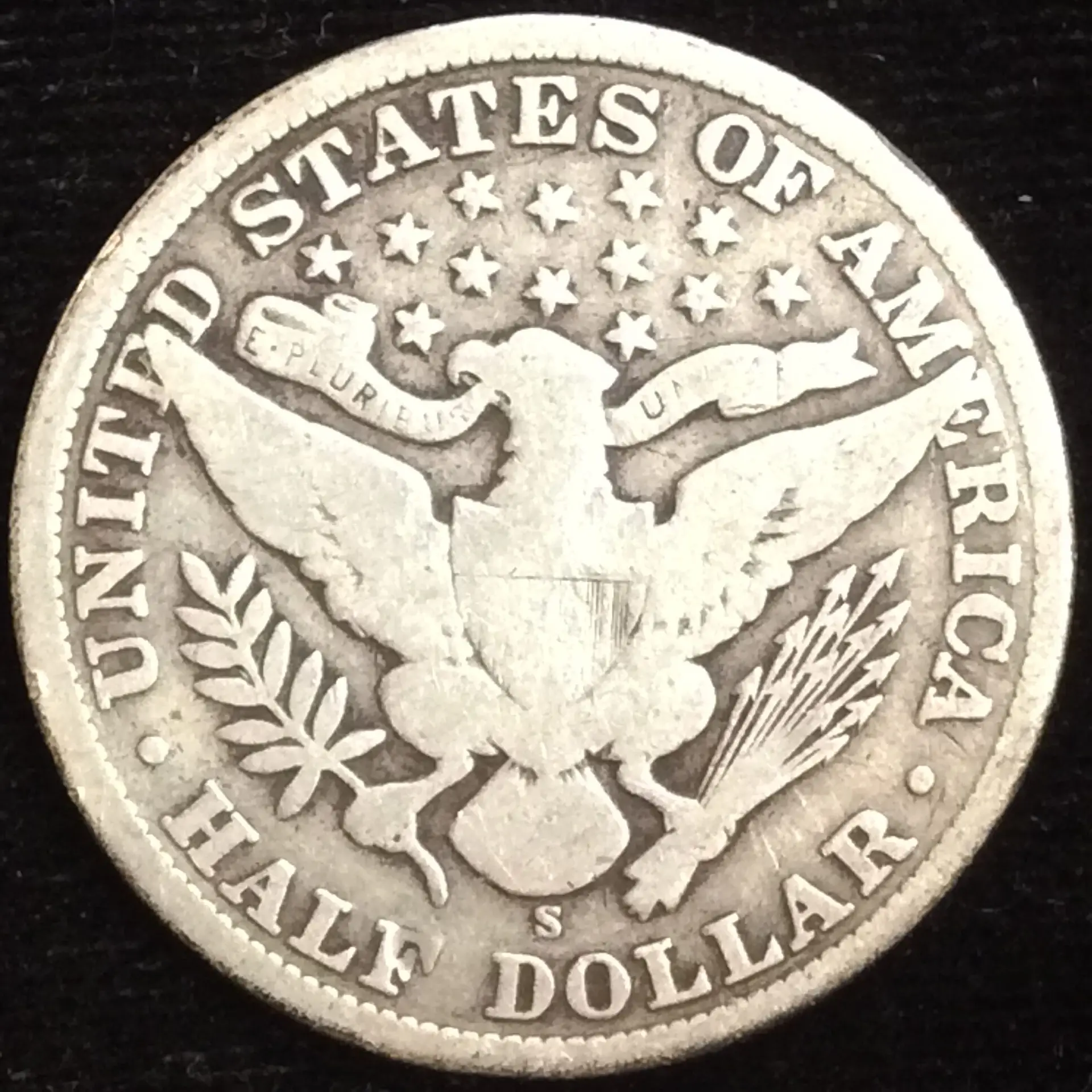 1907-S Barber Half Dollar in Good+ Condition - Image 2