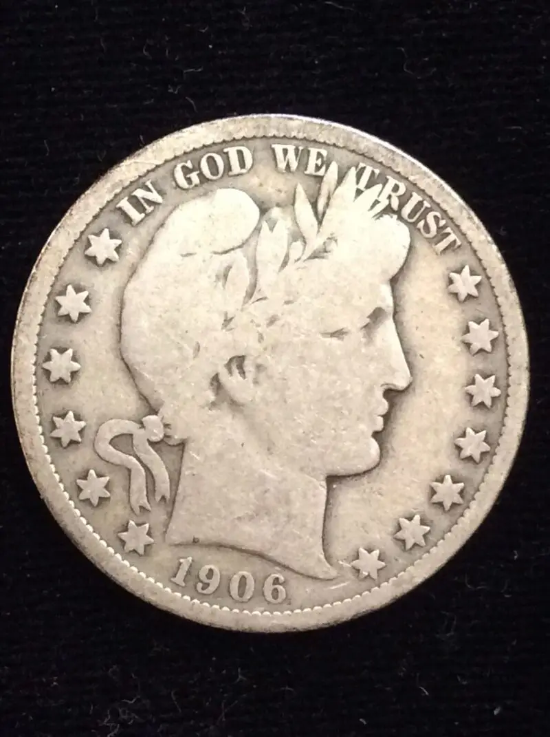 1906 Barber Half in Very Good Condition