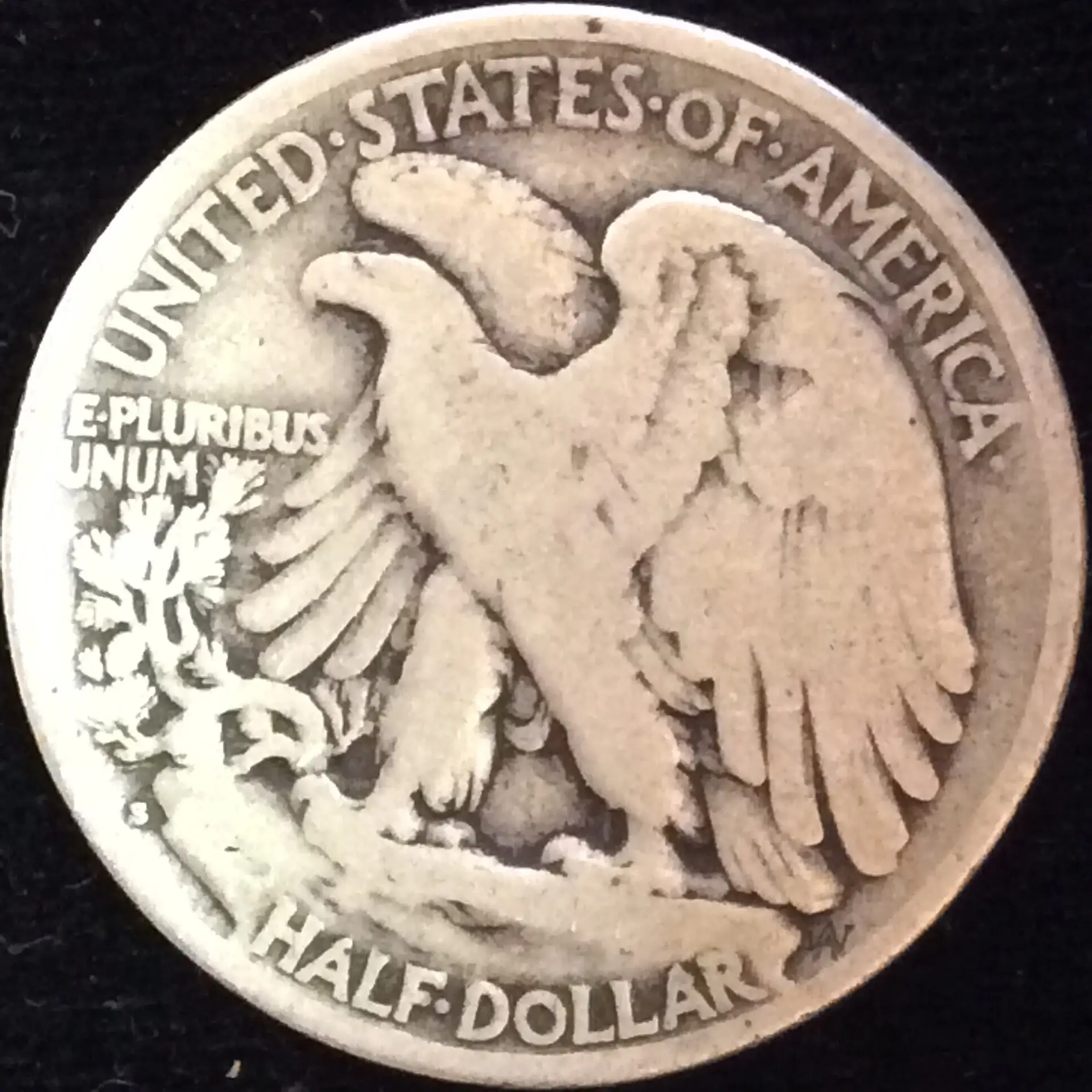 1917-S Walking Liberty Half Dollar in Very Good Condition (mint mark on Reverse) - Image 2