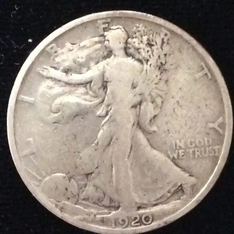 1920 Walking Liberty Half Dollar in Fine Condition