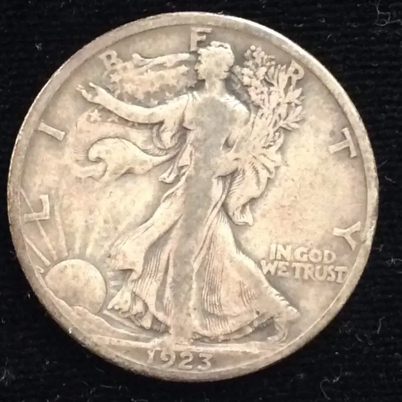 1923-S Standing Liberty Half Dollar in Fine Condition