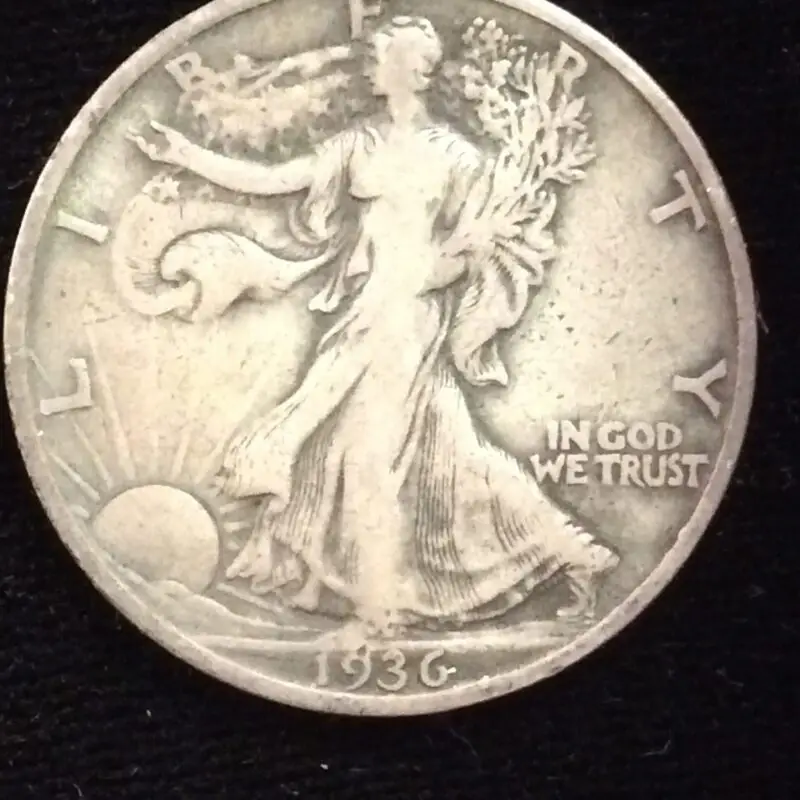 1936-S Walking Liberty Half Dollar in Fine Condition
