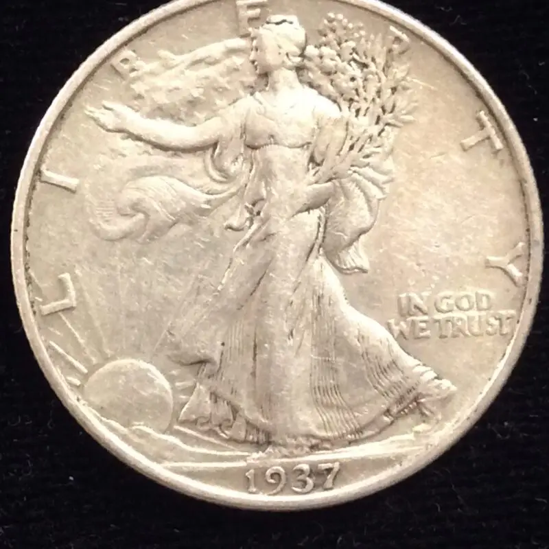 1937 Standing Liberty Half Dollar in Extra Fine Condition