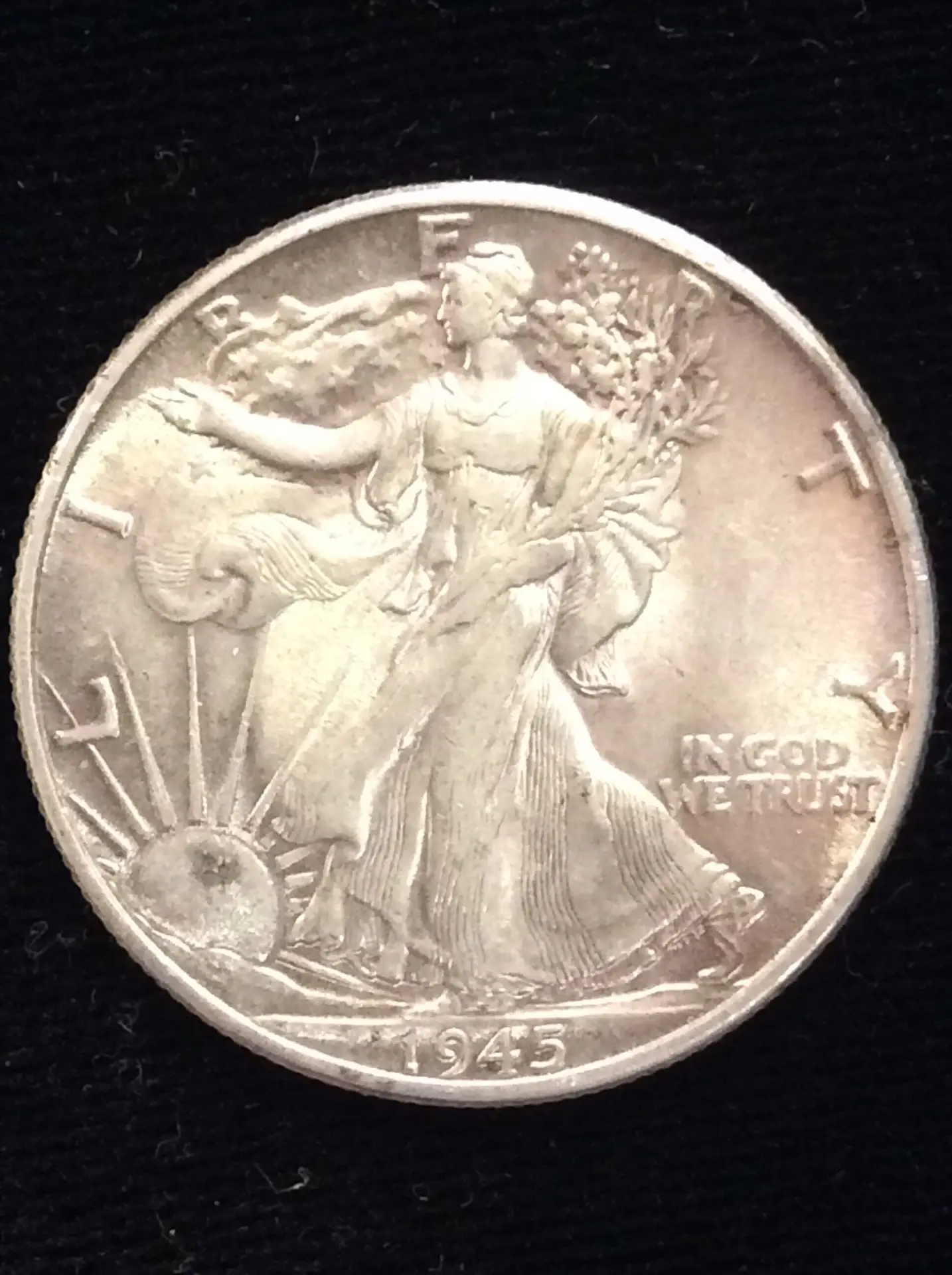 1945 Walking Liberty Half Dollar in Choice AU Condition