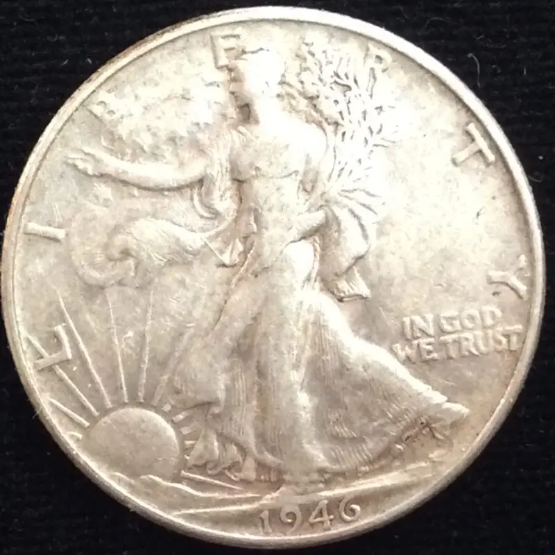 1946 Walking Liberty Half Dollar in Extra Fine Condition