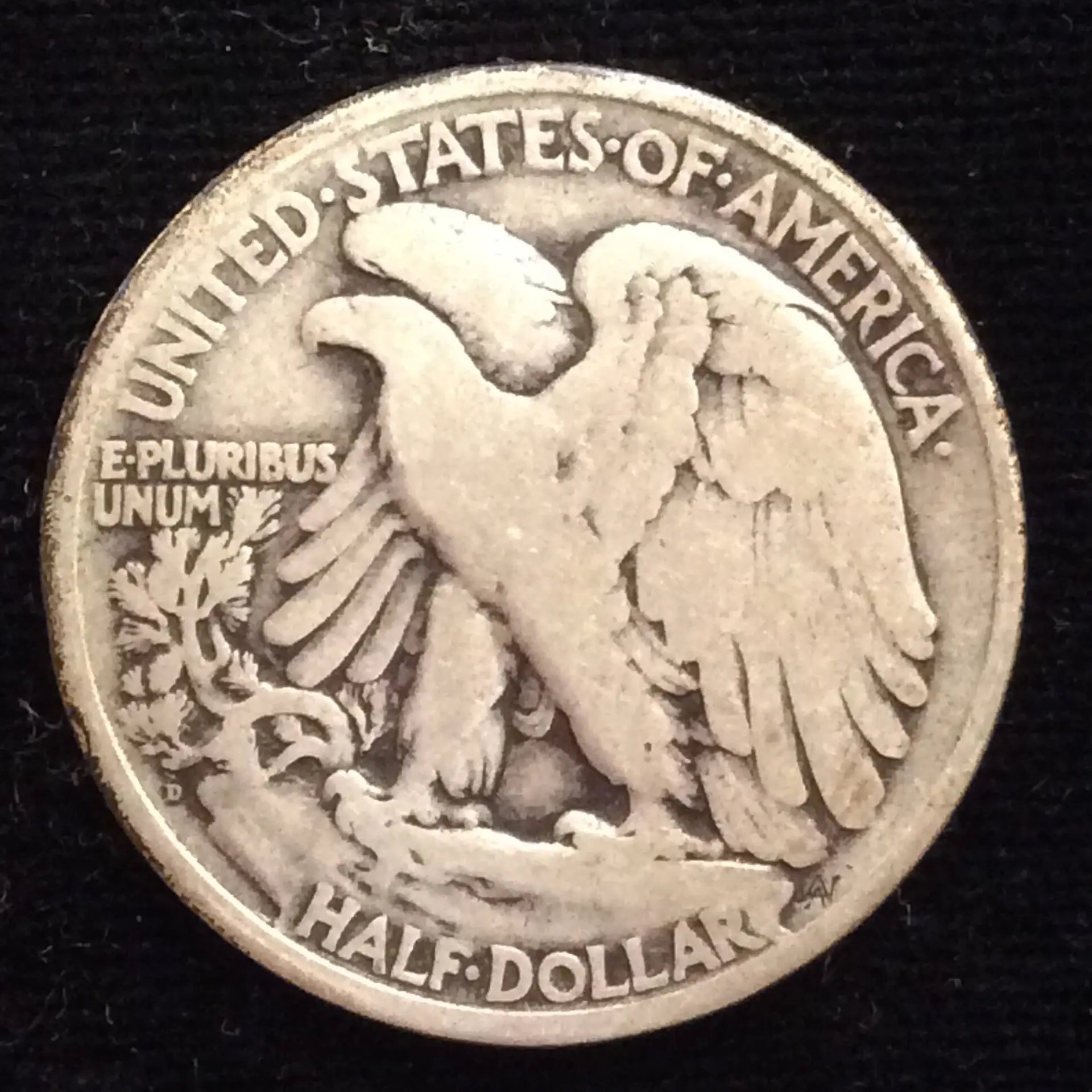 1919-D Walking Liberty Half Dollar in Very Good Condition - Image 2