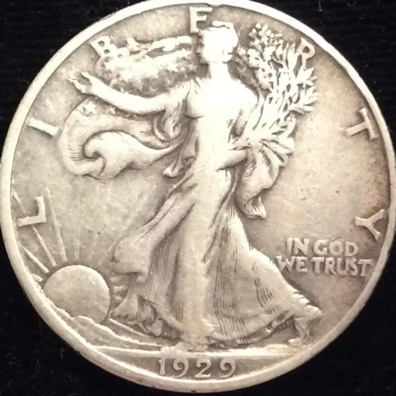 1929-D Walking Liberty Half Dollar in Very Fine Condition