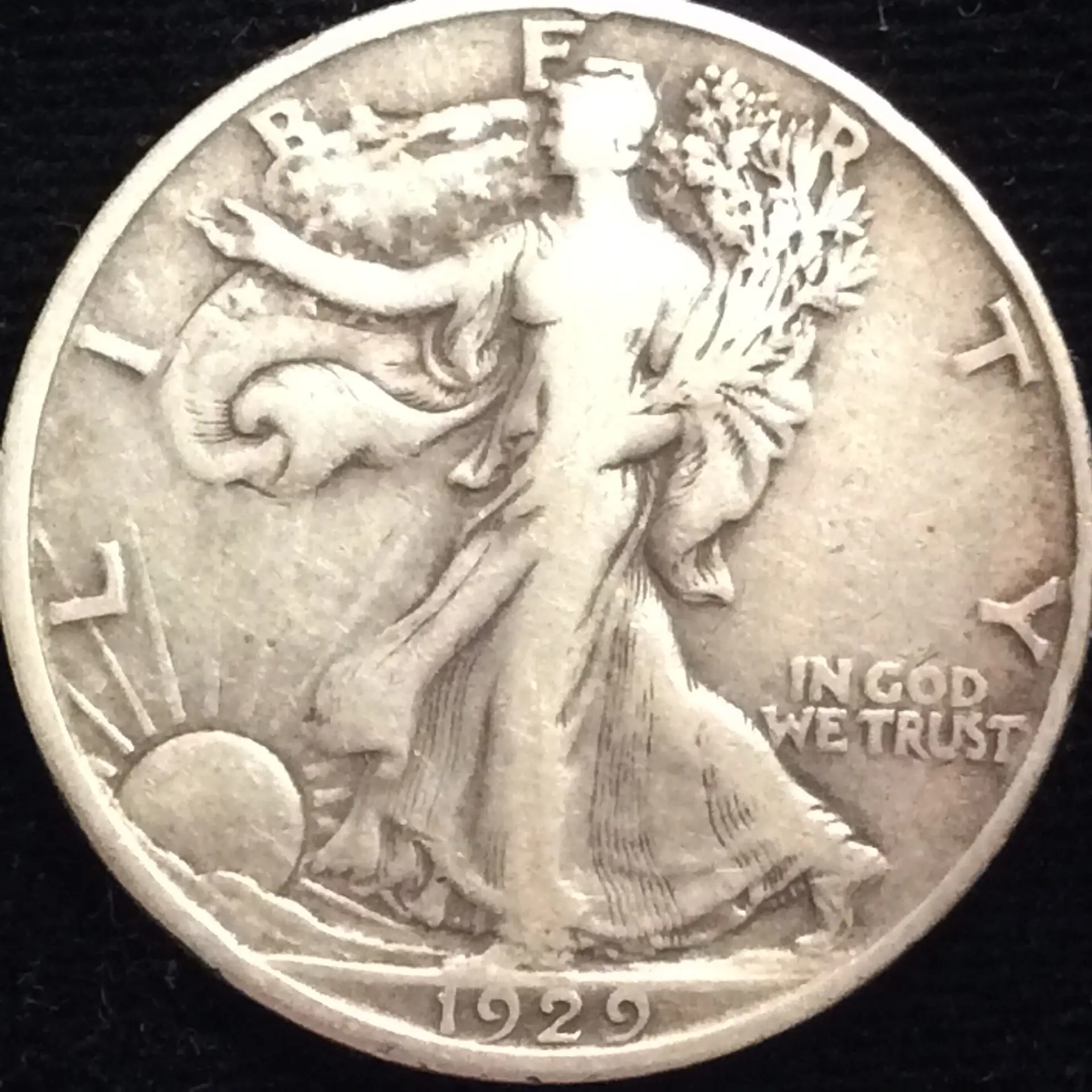 1929-D Walking Liberty Half Dollar in Very Fine Condition