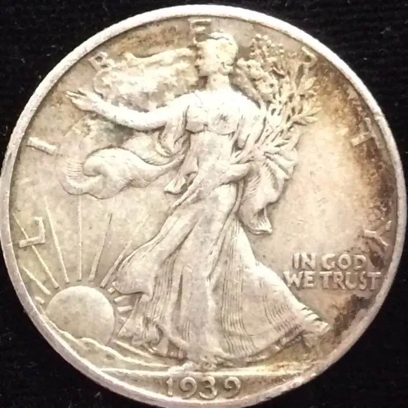 1939 Walking Liberty Half Dollar in Extra Fine Condition