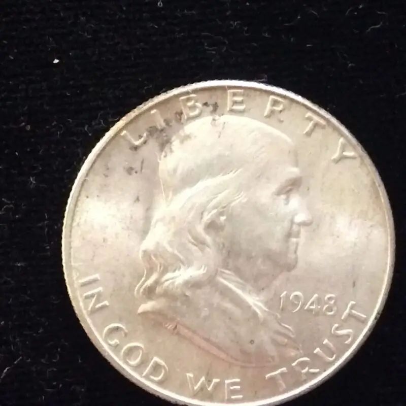 1948-D Franklin Half Dollar in Choice BU MS63 w/FBL