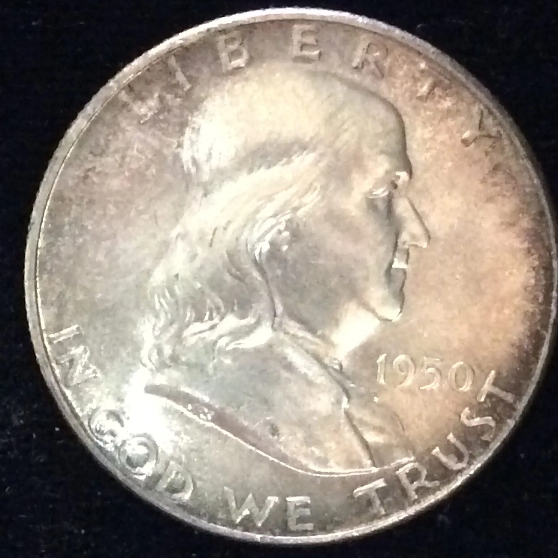 1950 Franklin Half Dollar in MS65 Gem BU Condition with Full Bell Lines