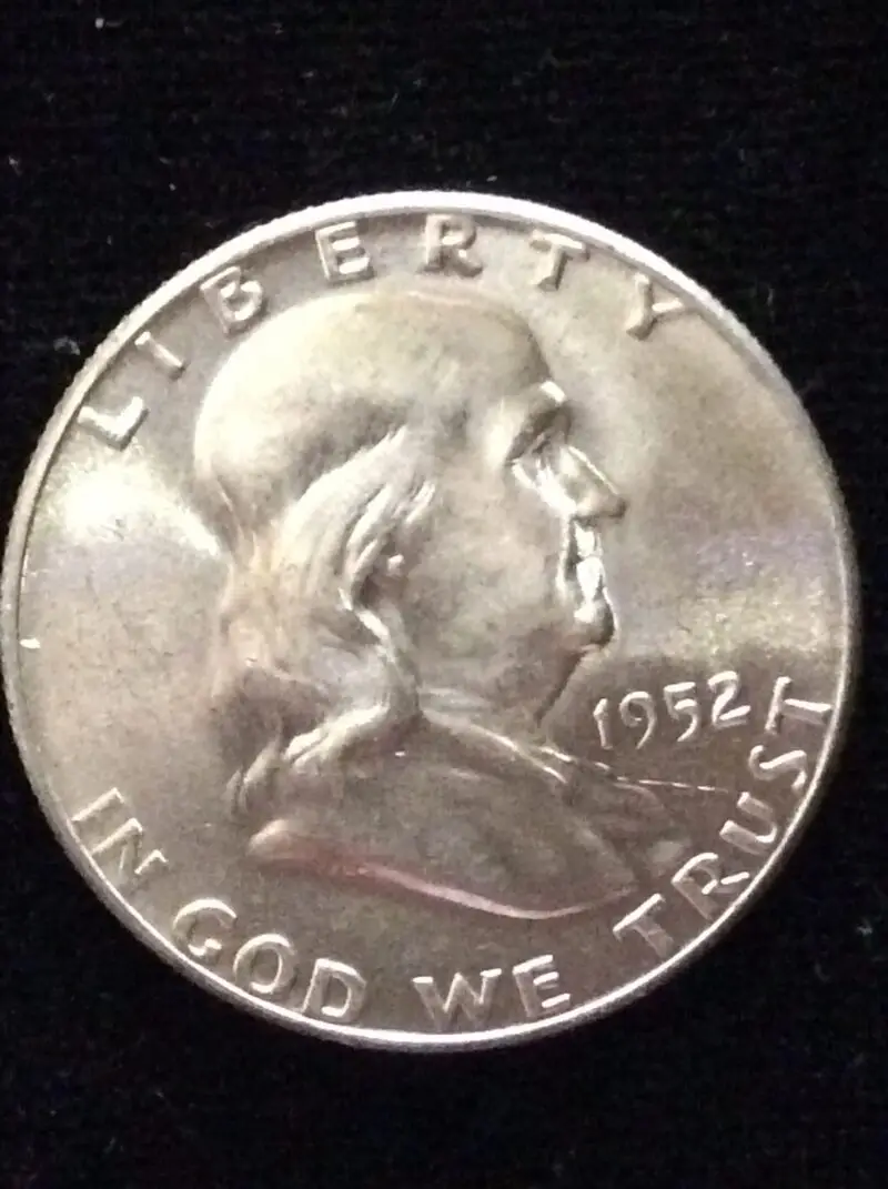 1952 Franklin Half Dollar in Choice MS63 BU Condition