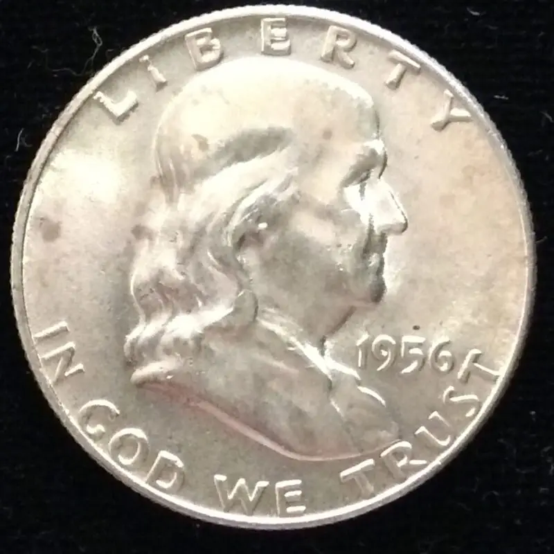 1956 Franklin Half Dollar in MS64 BU Condition